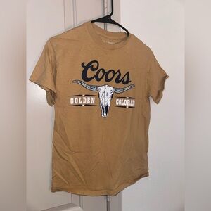 Coors Golden Colorado Yellow T-Shirt